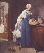 Jean Simeon Chardin Die Besorgerin oil painting artist